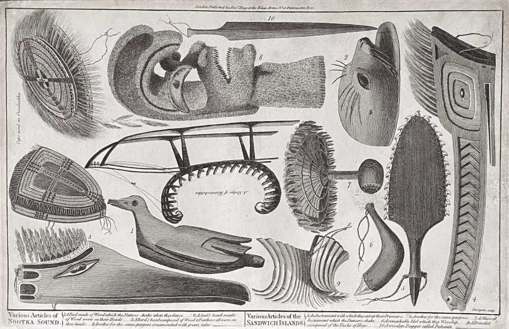 Various Articles of NOOTKA  Sound.  &  Various Articles of the SANDWICH ISLANDS.  1784-86.