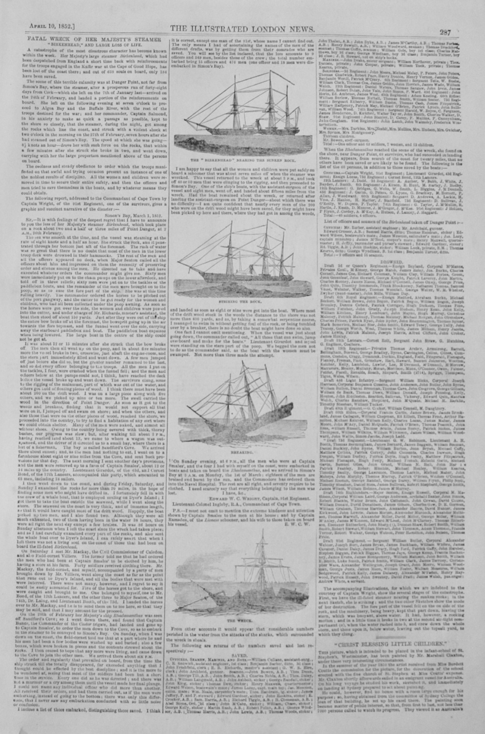 Fatal Wreck of Her Majesty's Steamer 