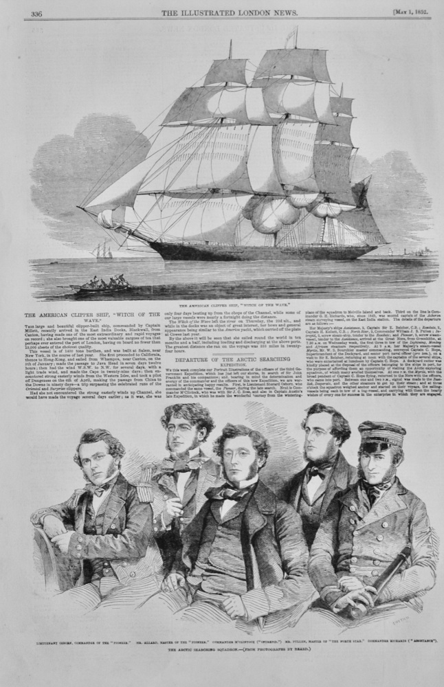 Departure of the Arctic Searching Expedition - 1852