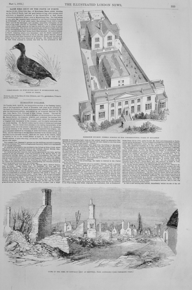 Homerton College - 1852