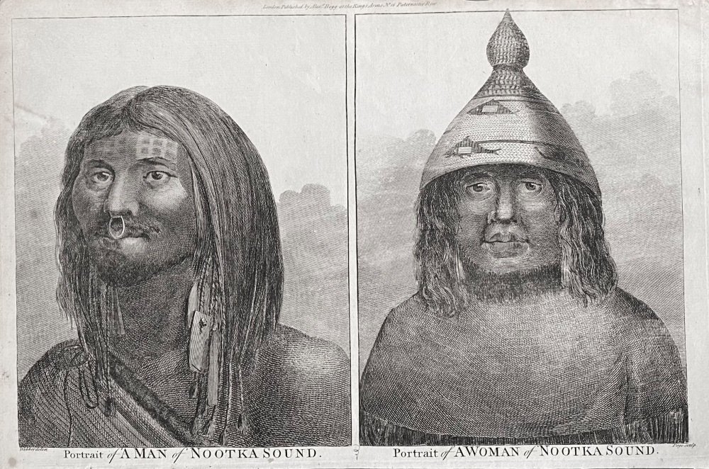 Portrait of A MAN of NOOTKA  SOUND.  &   Portrait of A WOMAN of NOOTKA  SOUND.  1784-86.