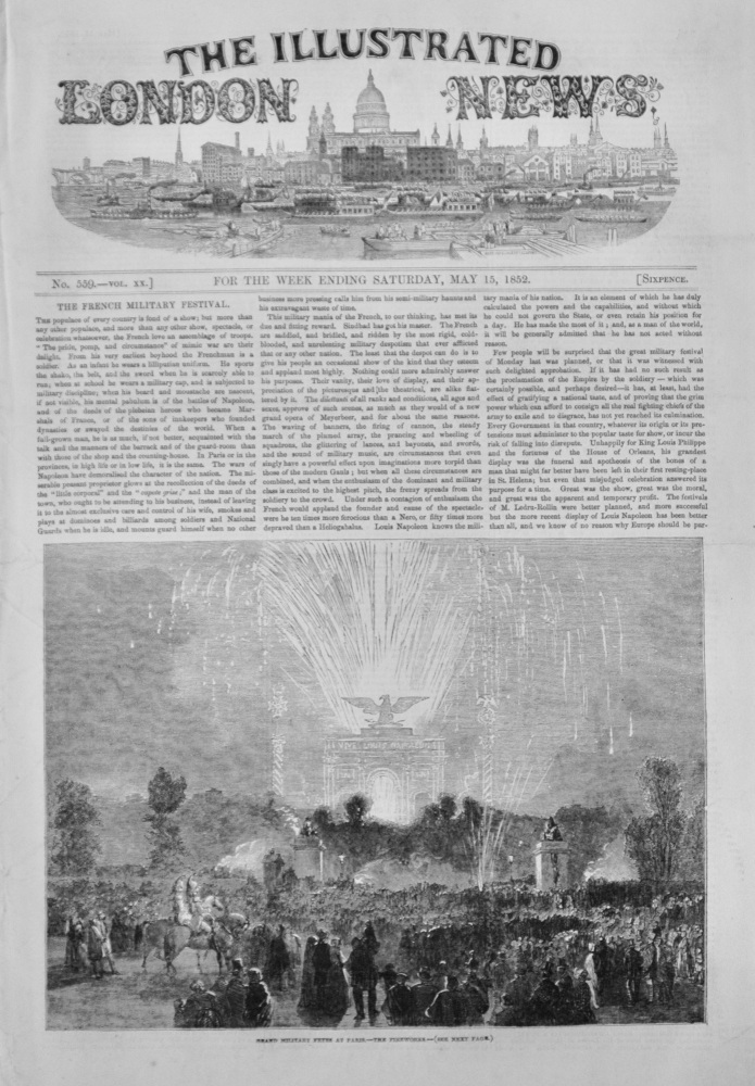 The Illustrated London News, May 15, 1852