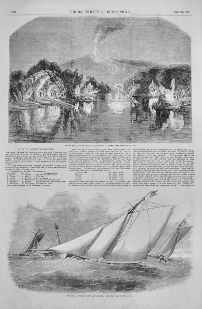 Royal Thames Yacht Club - 1852