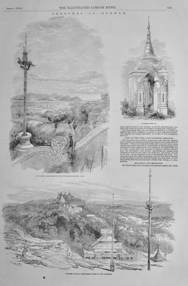 Sketches in Burma - 1852