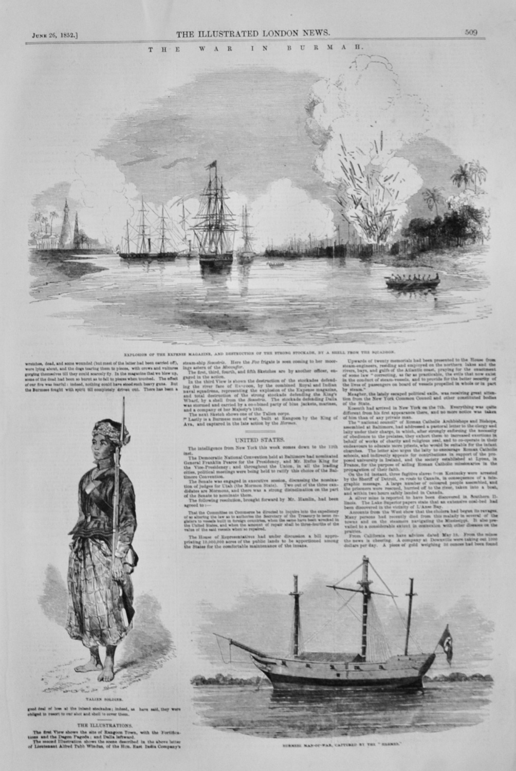 The War in Burmah - 1852