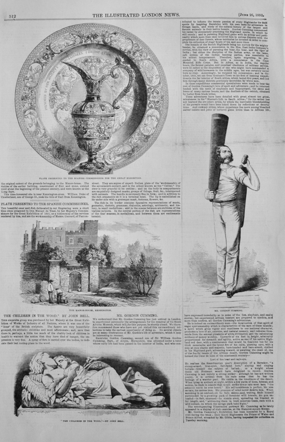 Mr Gordon Cummings - 1852