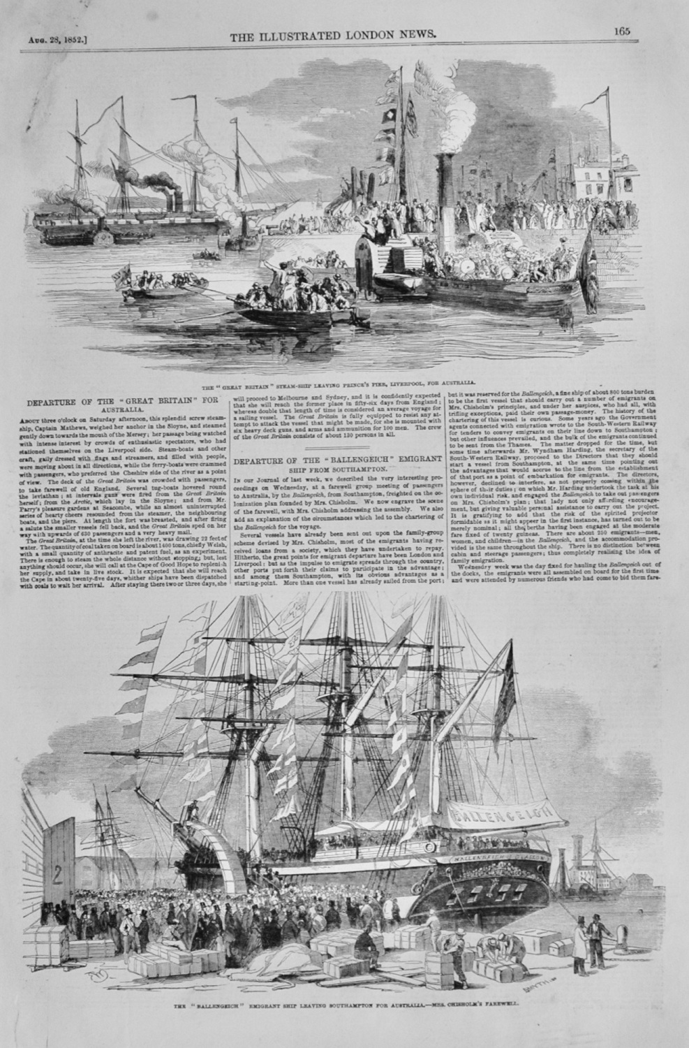 Departure of the 