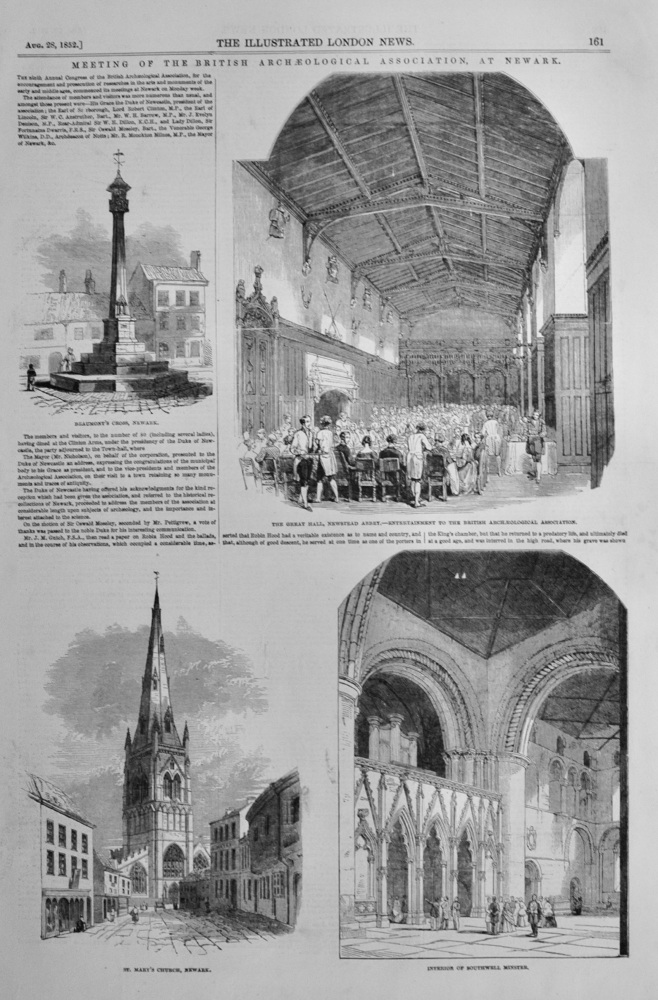 Meeting of the British Archaeological Association, at Newark - 1852