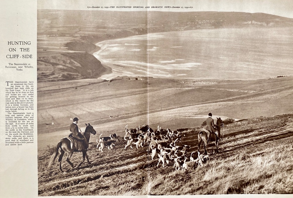 The Staintondale at Ravenscar, Yorks - 1935