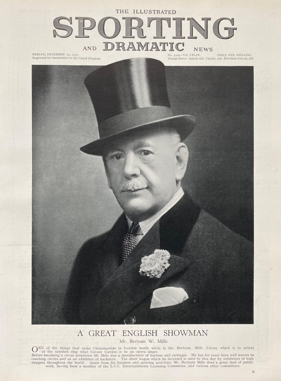 The Illustrated Sporting and Dramatic News, December 20, 1935