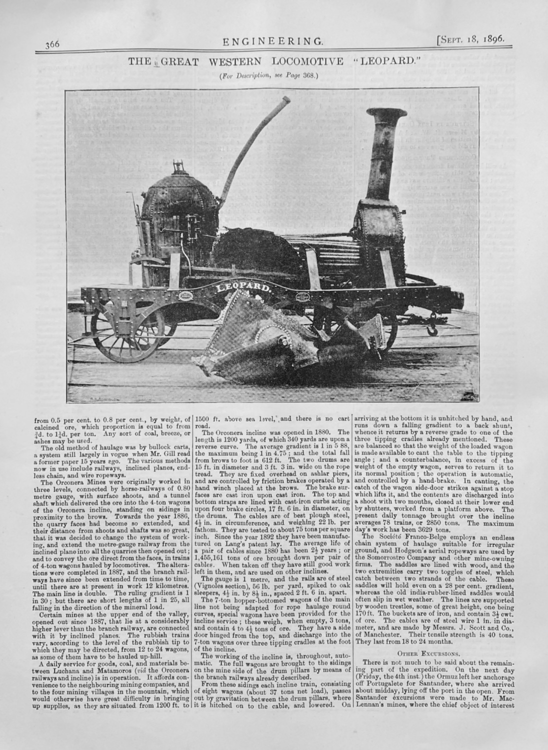 The Great Western Locomotive  