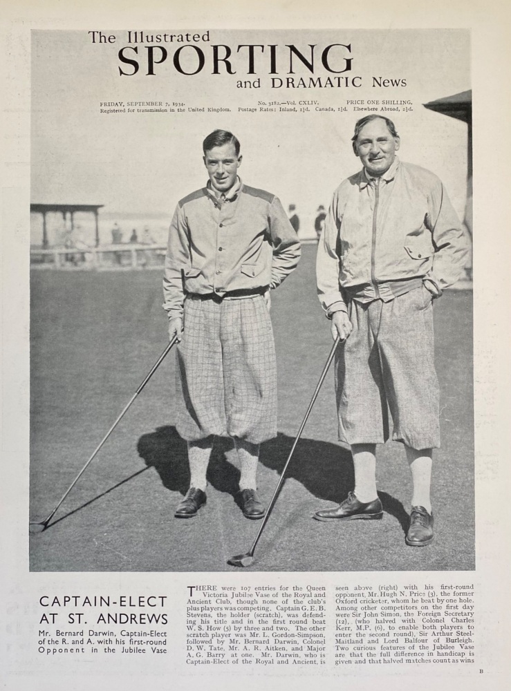 The Illustrated Sporting and Dramatic News - September 7, 1934