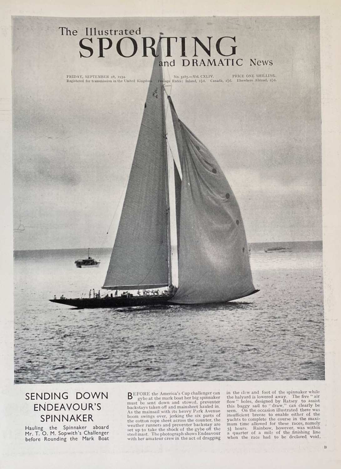 The illustrated Sporting and Dramatic News, September 28, 1934