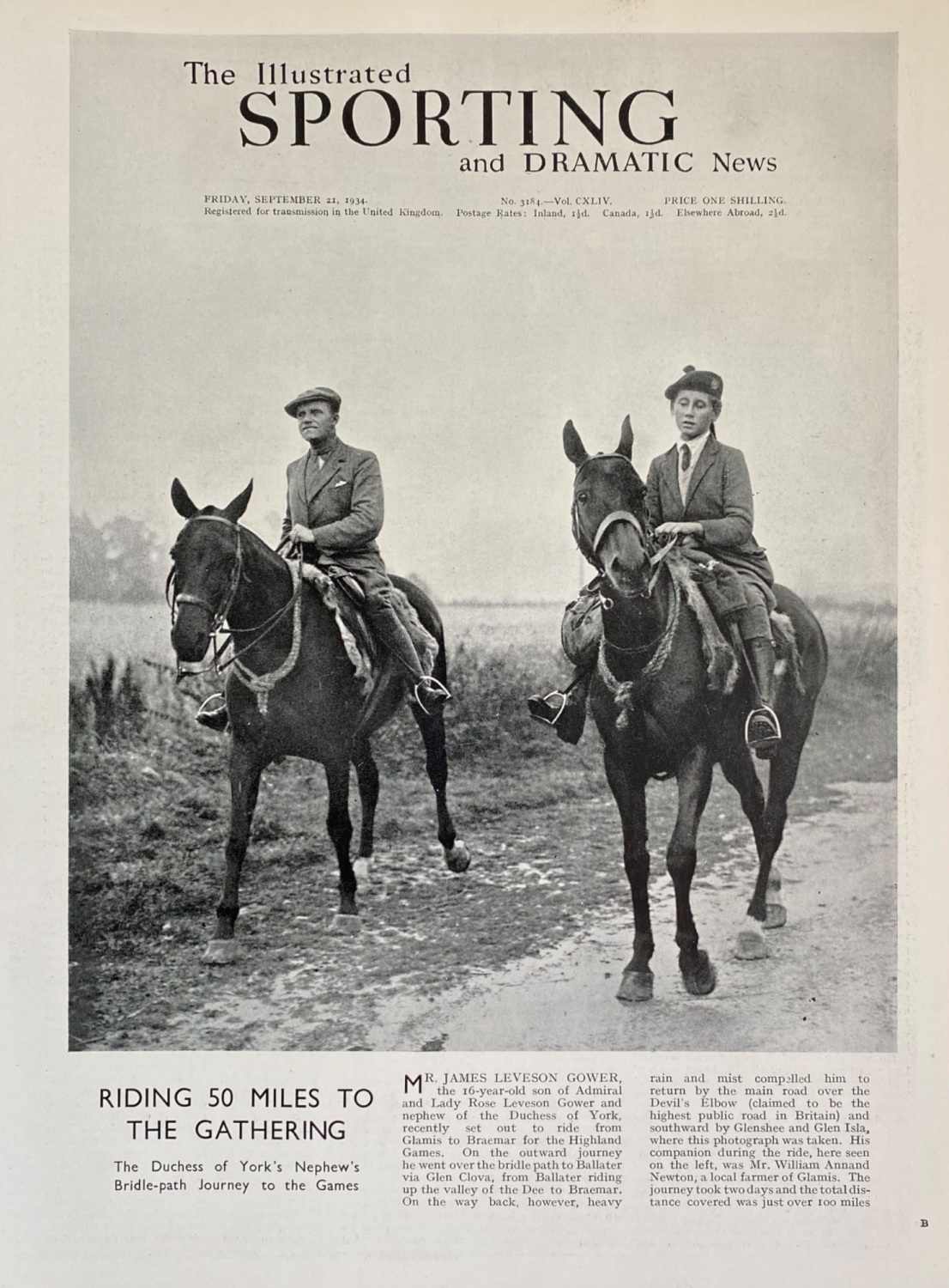 The Illustrated Sporting and Dramatic News, September 21, 1934