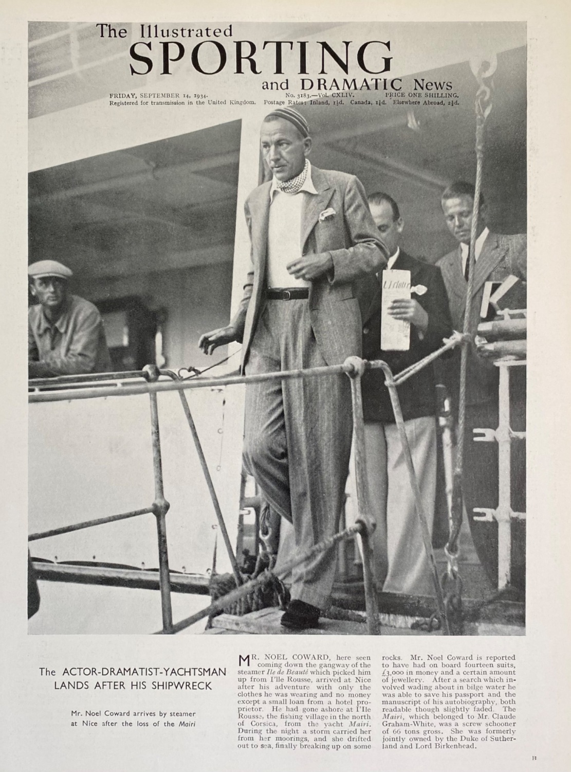 The Illustrated Sporting and Dramatic News - September 14, 1934
