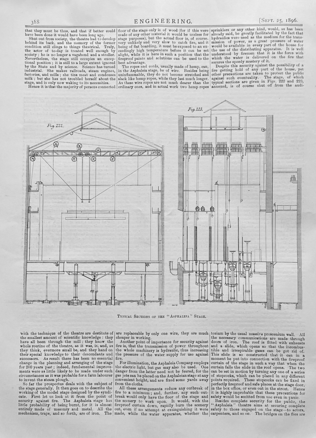Modern Theatre Stages. No.  XVII.   1896.