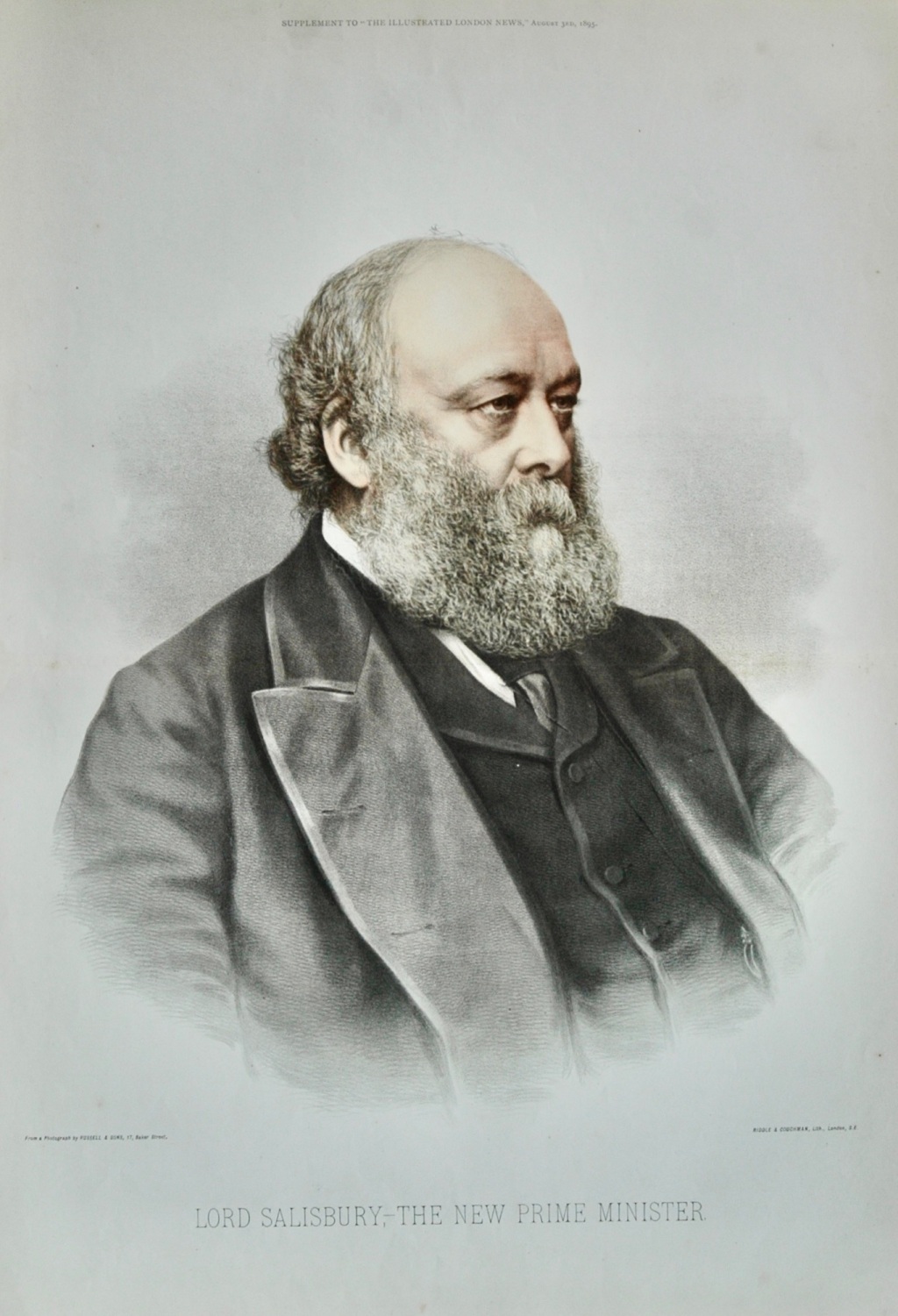 Lord Salisbury - 1895 (colour print)