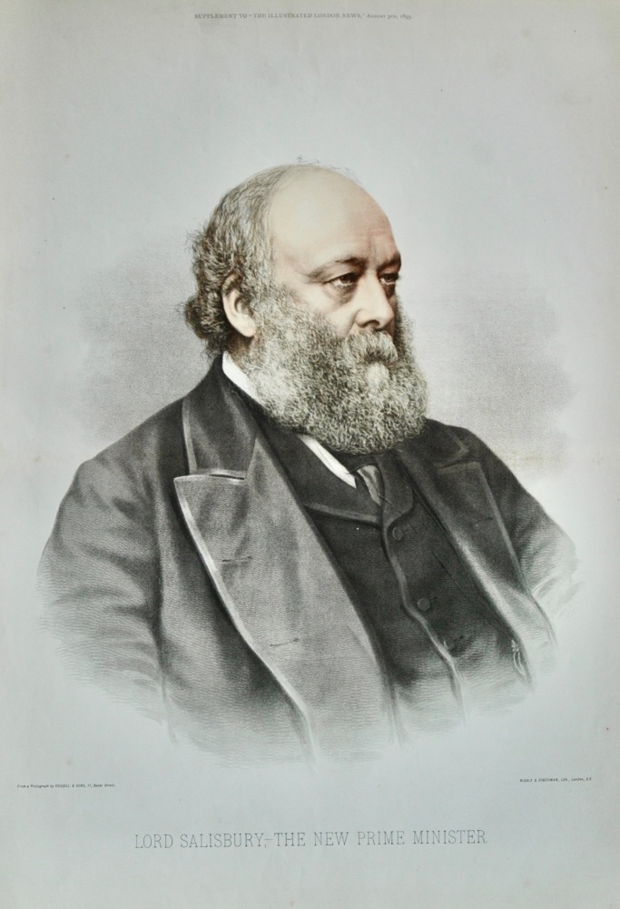 Lord Salisbury - 1895 (colour print)