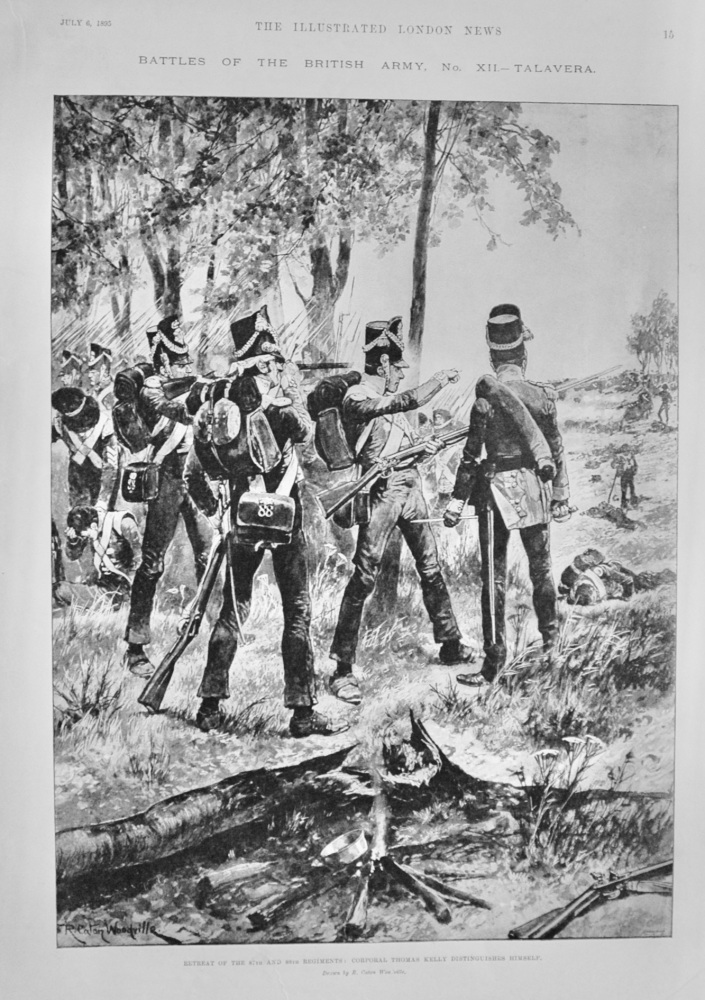 Battles of the British Army. No. XII - Talavera - 1895