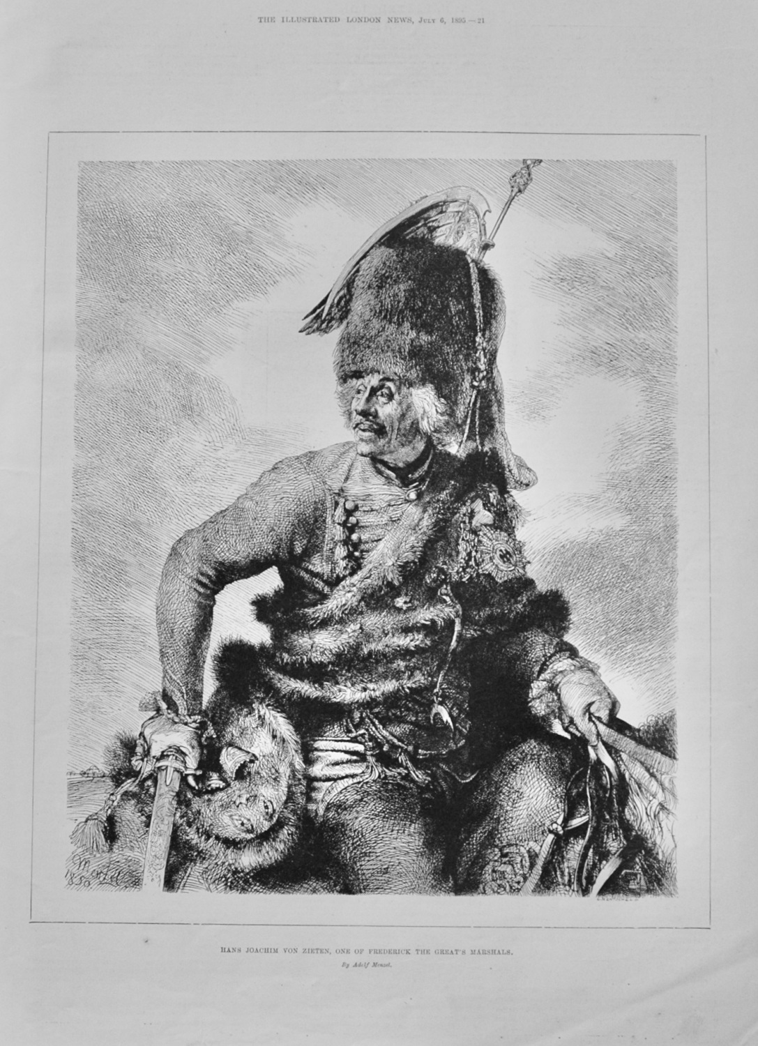 Hans Joachim Von Zieten - 1895