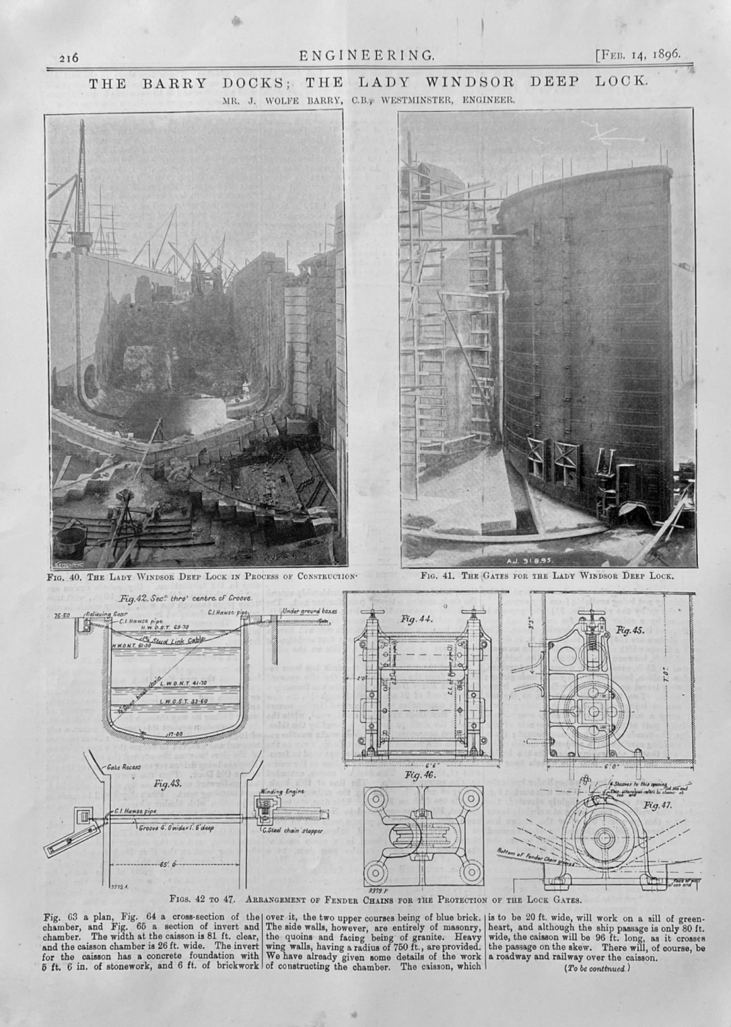 Barry Docks.  1896.