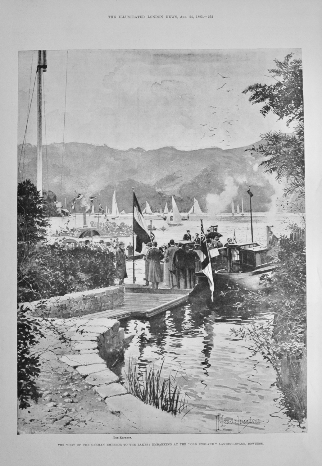 The Visit of the German Emperor to the Lakes - 1895