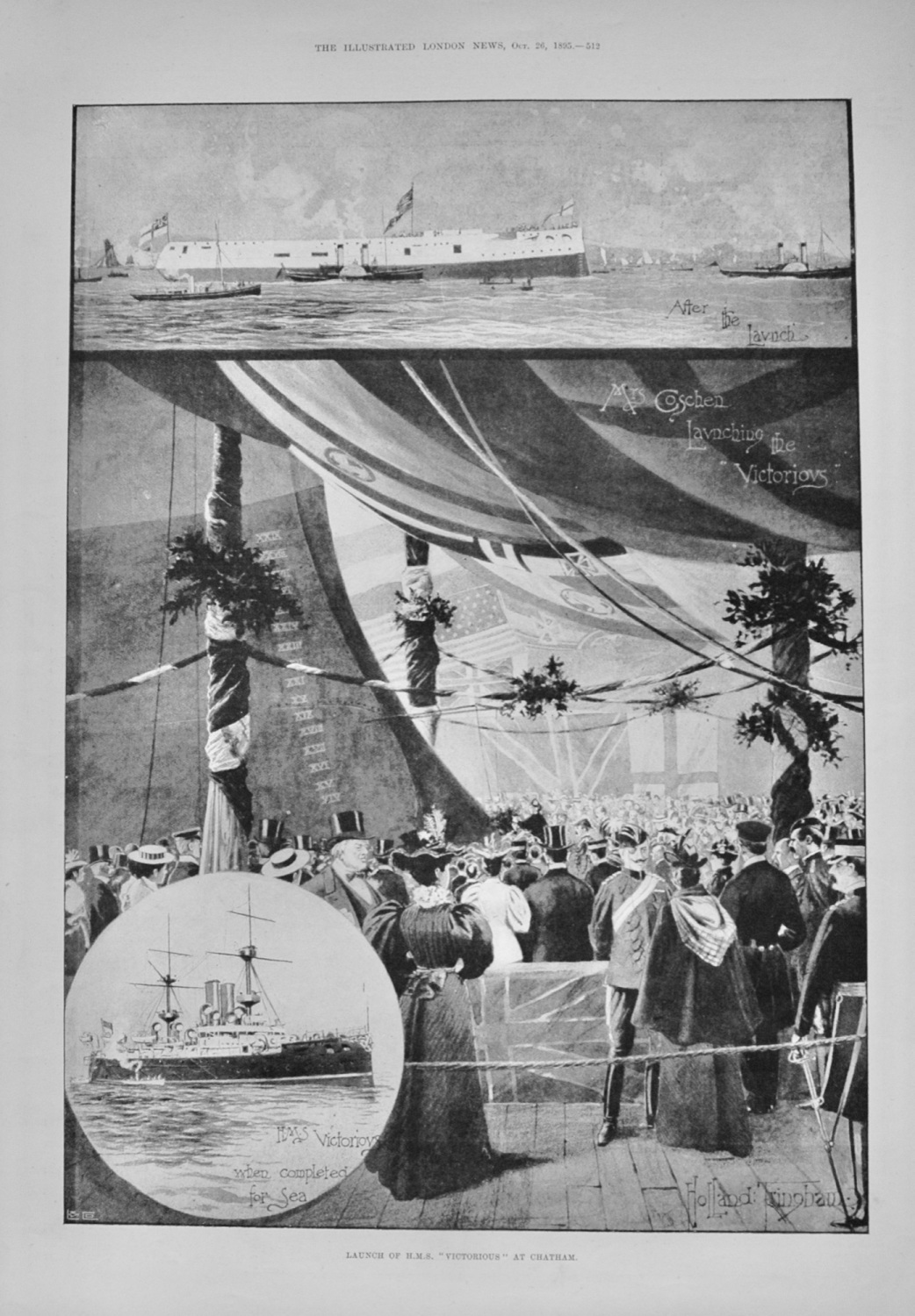Launch of H.M.S. 