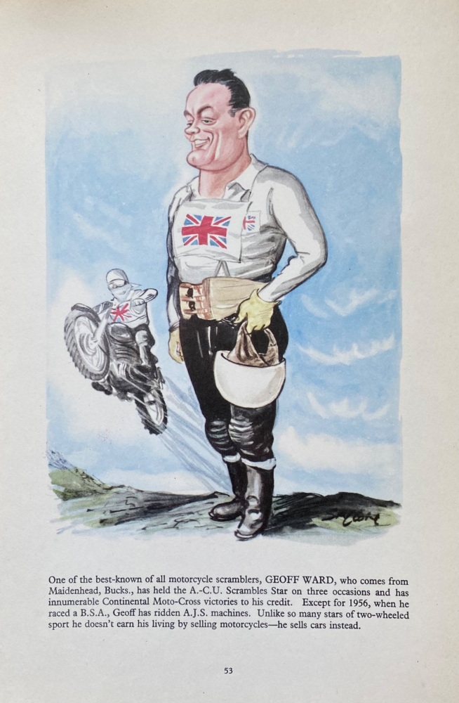 Geoff Ward,  1957.
