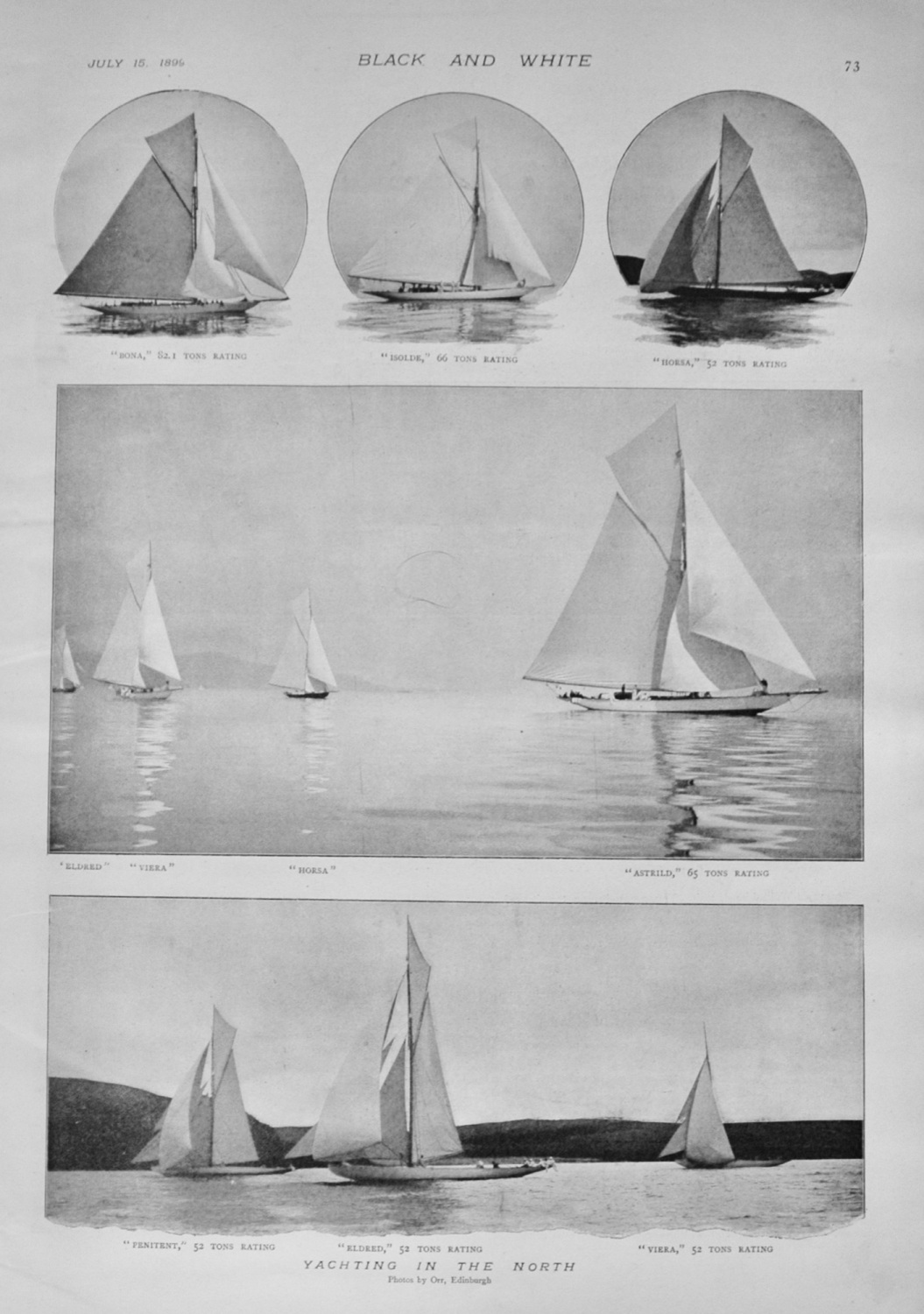 Yachting in the North - 1899