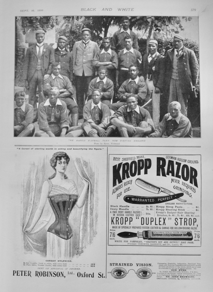 The Kaffir Football Team - 1899
