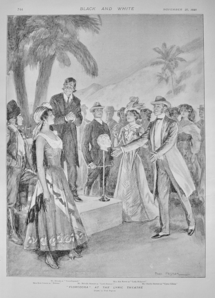 "Florodora" at the Lyric Theatre - 1899