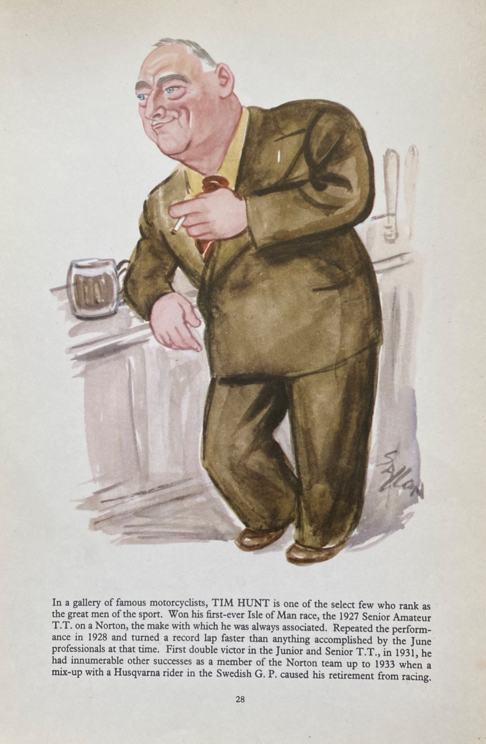 Tim Hunt.  1957.