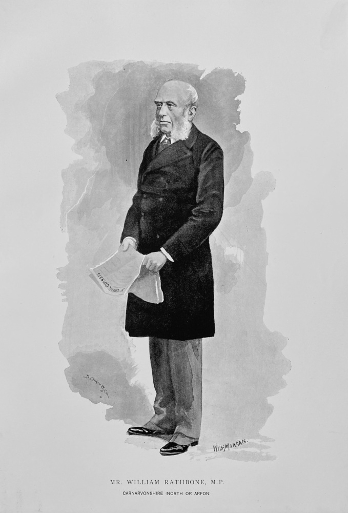 Mr. William Rathbone,  M.P.  Carnarvonshire (North or Arfon).  1894