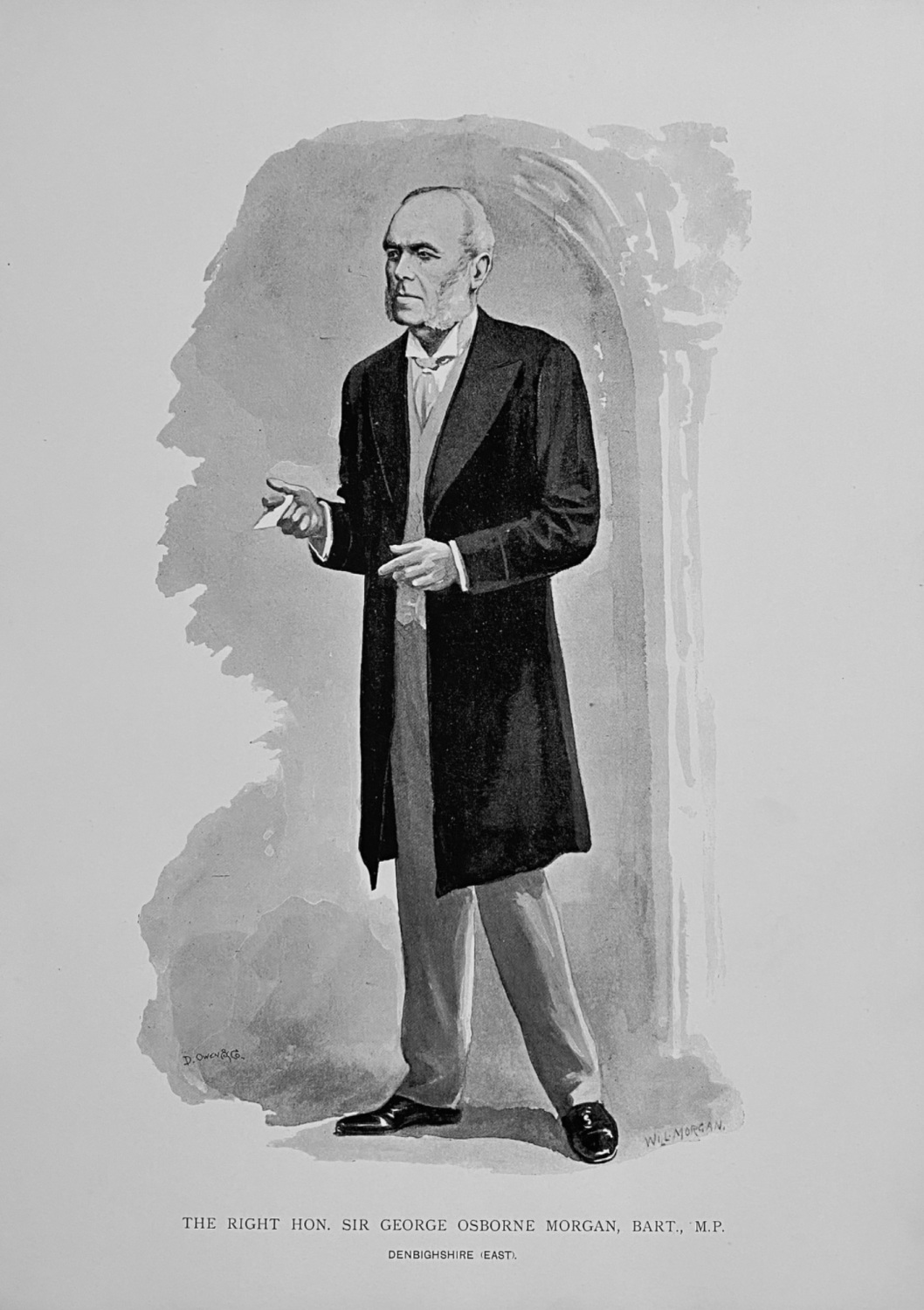 The Right Hon. Sir George Osborne Morgan,  Bart.,  M.P.  Denbighshire  (Eas