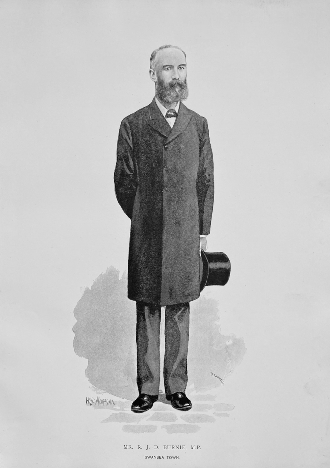 Mr.  R. J. D.  Burnie,  M.P.  Swansea Town.  1894.