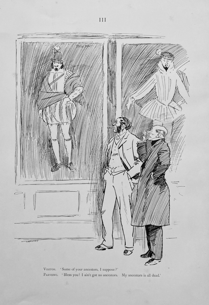 Phil May's Sketch-Book. No. 111.  1895.
