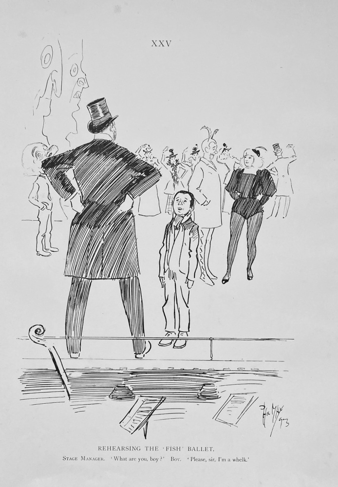 Phil May's  Sketch-Book.  No.XXV.  1895.