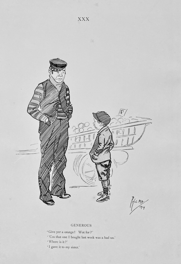 Phil May's  Scrap-Book  No. XXX. 1895.