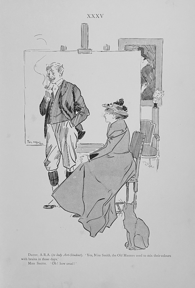 Phil May's Sketch-Book.  No. XXXV.  1895.