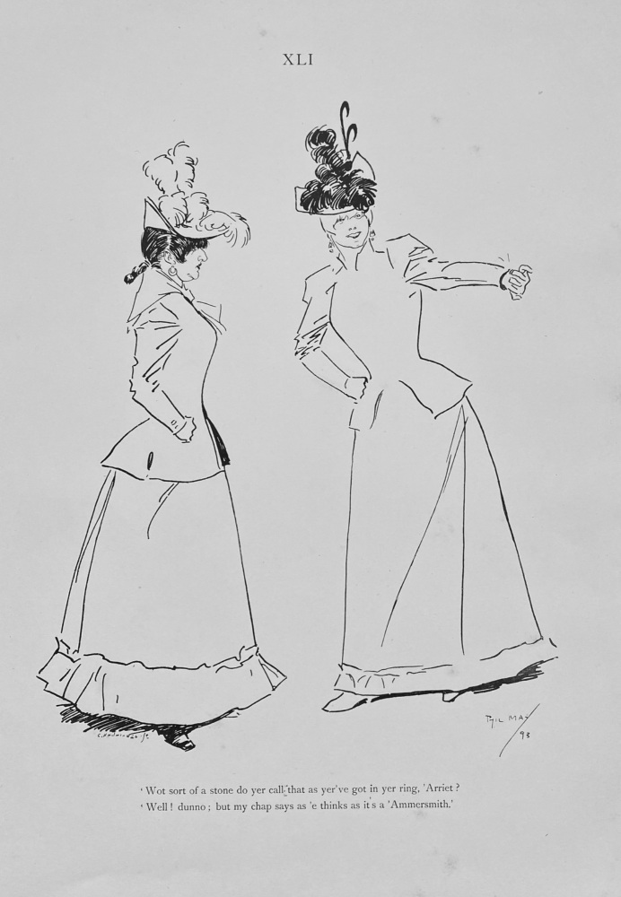 Phil May's Sketch-Book.  No. XLI.  1895.