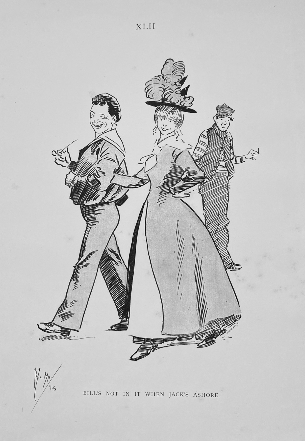 Phil May's  Sketch Book.  No. XLII.  1895.