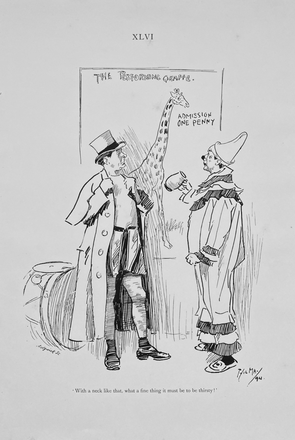 Phil May's Sketch-Book.  Cartoon No.XLVI.  1895.
