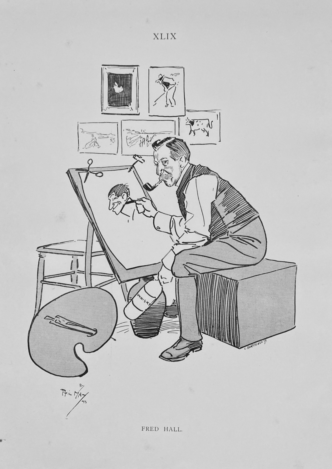 Phil May's Sketch-Book . Cartoon No. XLIX.  1895.