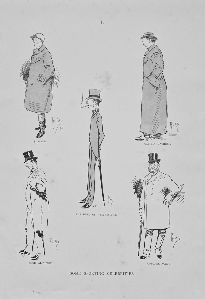 Phil May's Sketch-Book. Cartoon No. L.  1895.