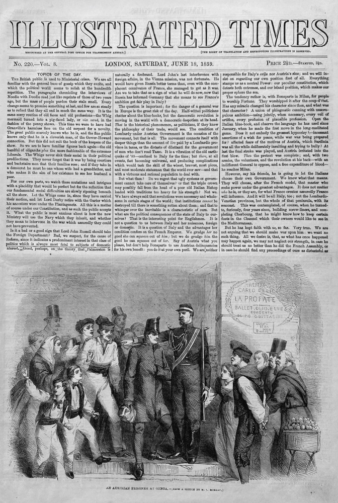Illustrated Times - June 18, 1859