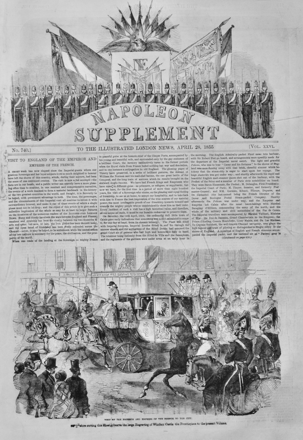 Napoleon Supplement - 1855