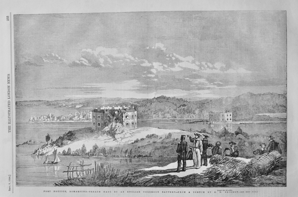Fort Nottich, Bomarsund - 1854