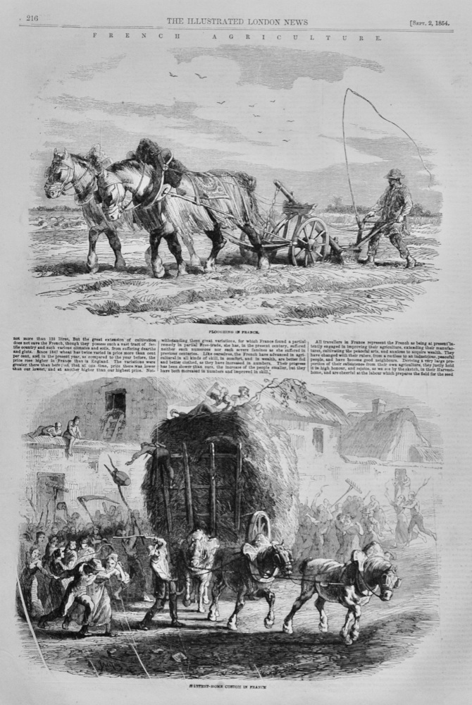 French Agriculture - 1854