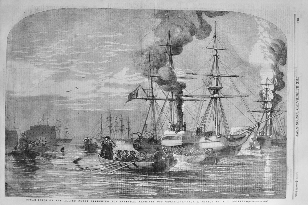 Searching for Infernal Machines off Cronstadt - 1854