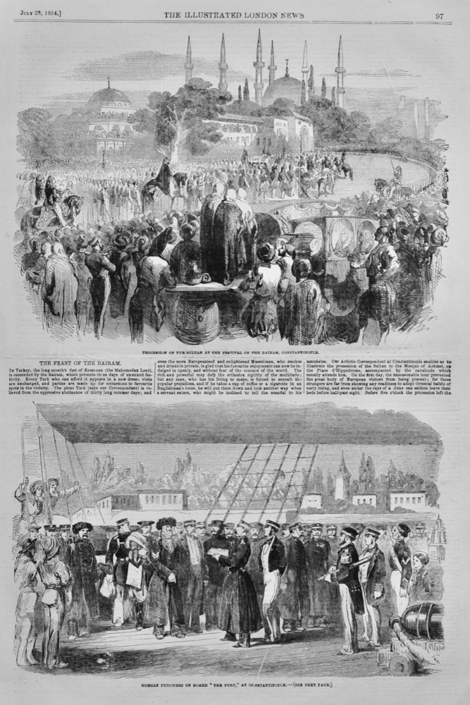 The Feast of the Bairam - 1854